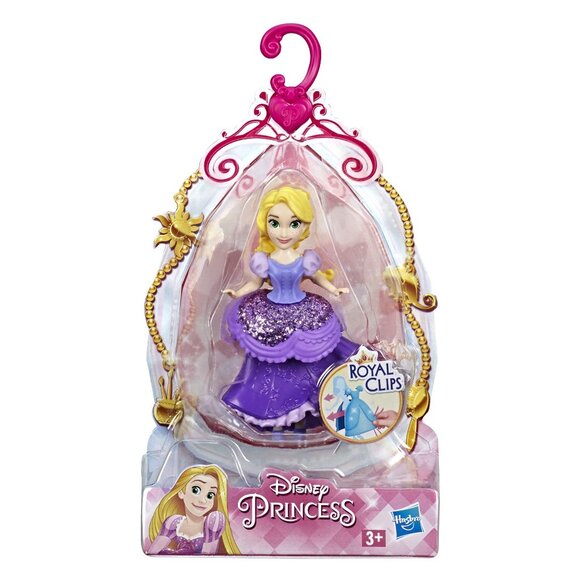 Disney Princess Rapunzel Doll w/Glittery Purple Royal Clips  New  Age 3+ - Picture 1 of 13